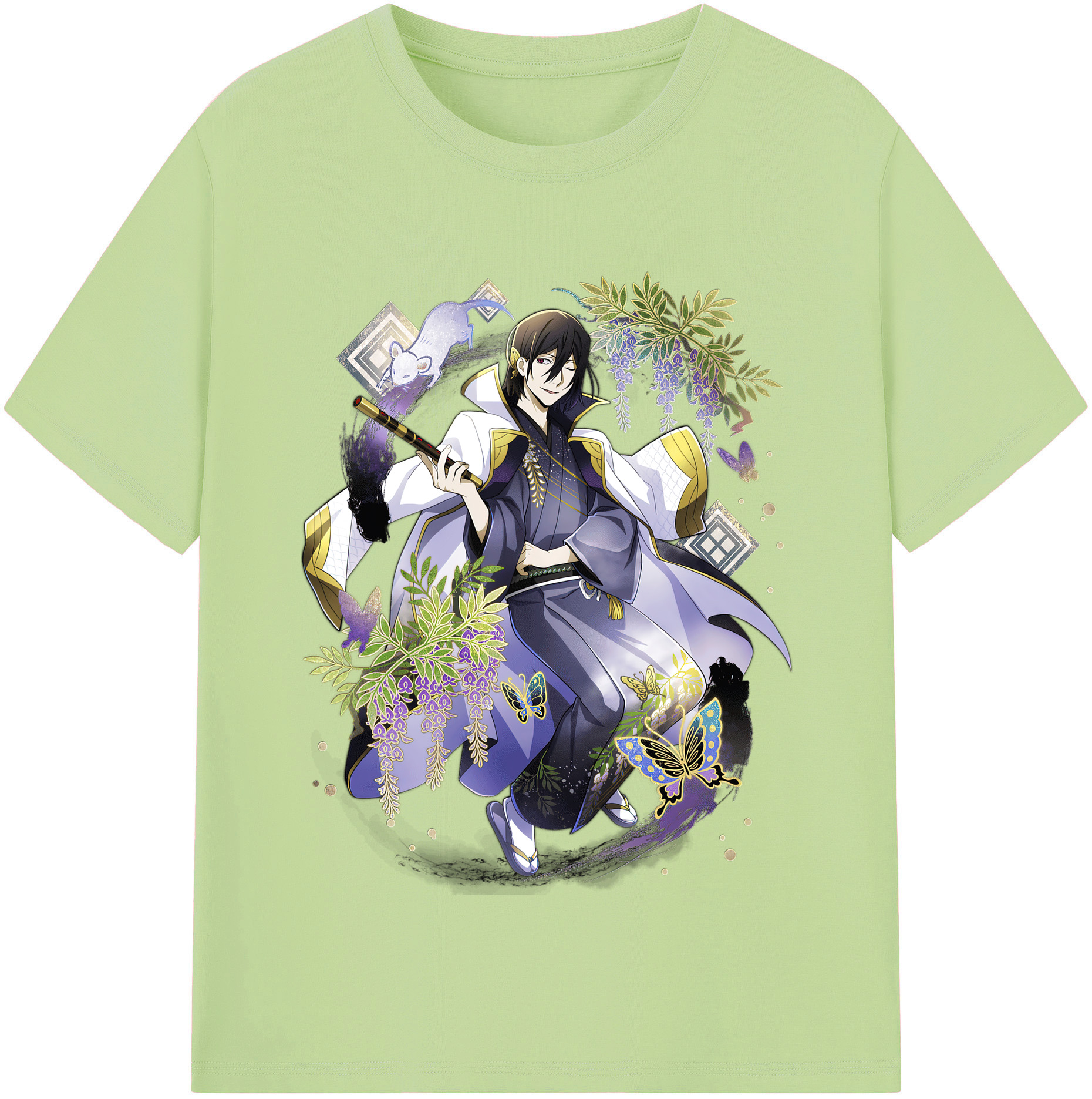 （画像用） 文豪ストレイドッグス Bungo Stray Dogs 綿100％半袖Tシャツ（フロントプリント）